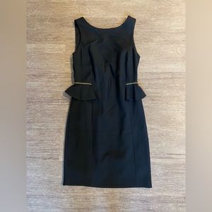 Zara Black Peplum Sheath